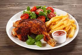 Chips and chicken